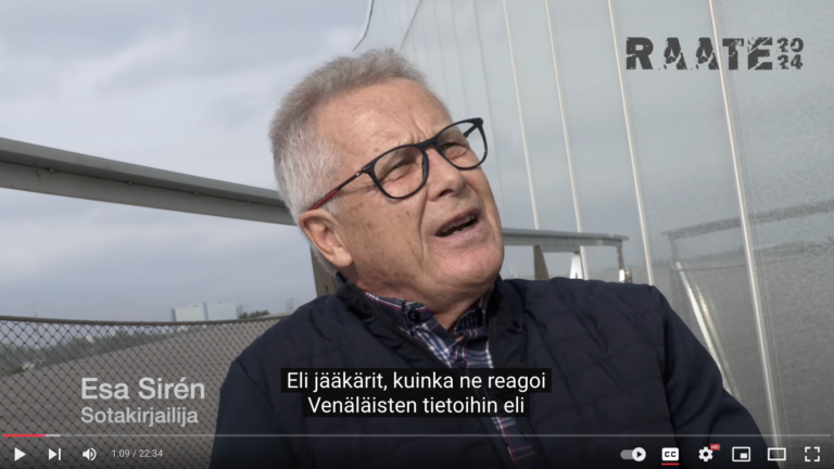 Raate2024: Esa Sirén - Partisaanien taka-ajo