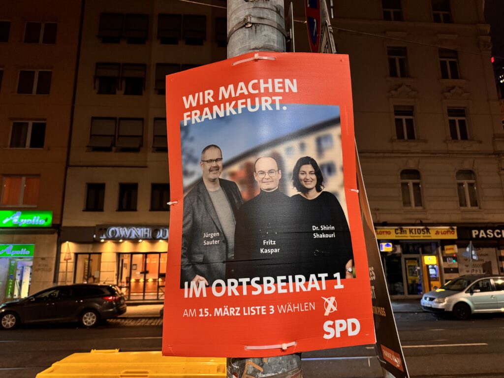 Frankfurt-vaalit juliste